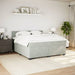 Pat box spring cu saltea, gri deschis, 180x200 cm, catifea - WALTI WALTI