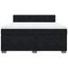 Pat box spring cu saltea, negru, 180x200 cm, catifea - WALTI WALTI
