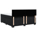 Pat box spring cu saltea, negru, 180x200 cm, catifea - WALTI WALTI