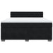 Pat box spring cu saltea, negru, 180x200 cm, catifea - WALTI WALTI