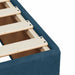 Pat box spring cu saltea, albastru, 180x200 cm, catifea - WALTI WALTI