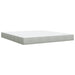 Pat box spring cu saltea, gri deschis, 180x200 cm, catifea - WALTI WALTI