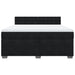 Pat box spring cu saltea, negru, 180x200 cm, catifea - WALTI WALTI