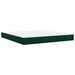 Pat box spring cu saltea, verde închis, 180x200 cm, catifea - WALTI WALTI