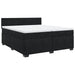 Pat box spring cu saltea, negru, 200x200 cm, catifea - WALTI WALTI