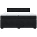 Pat box spring cu saltea, negru, 200x200 cm, catifea - WALTI WALTI
