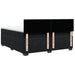 Pat box spring cu saltea, negru, 200x200 cm, catifea - WALTI WALTI