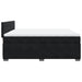 Pat box spring cu saltea, negru, 200x200 cm, catifea - WALTI WALTI