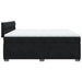 Pat box spring cu saltea, negru, 200x200 cm, catifea - WALTI WALTI