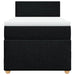 Pat box spring cu saltea, negru, 80x200 cm, textil - WALTI WALTI
