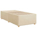 Pat box spring cu saltea, crem, 80x200 cm, textil - WALTI WALTI
