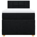 Pat box spring cu saltea, negru, 90x190 cm, textil - WALTI WALTI