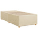 Pat box spring cu saltea, crem, 90x190 cm, textil - WALTI WALTI