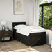 Pat box spring cu saltea, negru, 90x200 cm, textil - WALTI WALTI