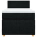 Pat box spring cu saltea, negru, 90x200 cm, textil - WALTI WALTI