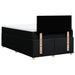 Pat box spring cu saltea, negru, 120x190 cm, catifea - WALTI WALTI