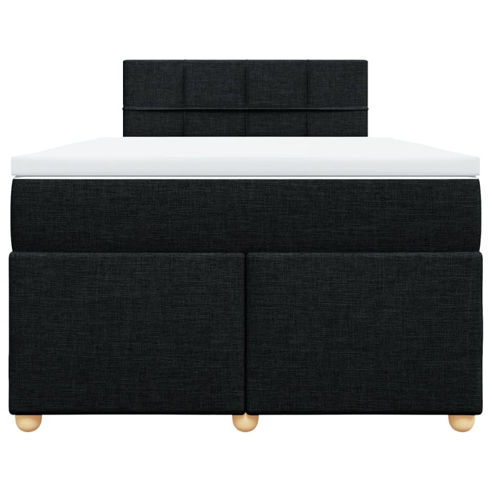 Pat box spring cu saltea, negru, 120x190 cm, catifea - WALTI WALTI