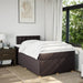 Pat box spring cu saltea, maro închis, 120x190 cm, textil - WALTI WALTI