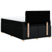 Pat box spring cu saltea, negru, 120x200 cm, textil - WALTI WALTI