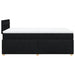 Pat box spring cu saltea, negru, 120x200 cm, textil - WALTI WALTI