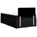 Pat box spring cu saltea, negru, 120x200 cm, textil - WALTI WALTI