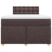 Pat box spring cu saltea, maro închis, 120x200 cm, textil - WALTI WALTI