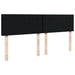 Pat box spring cu saltea, negru, 140x190 cm, textil - WALTI WALTI