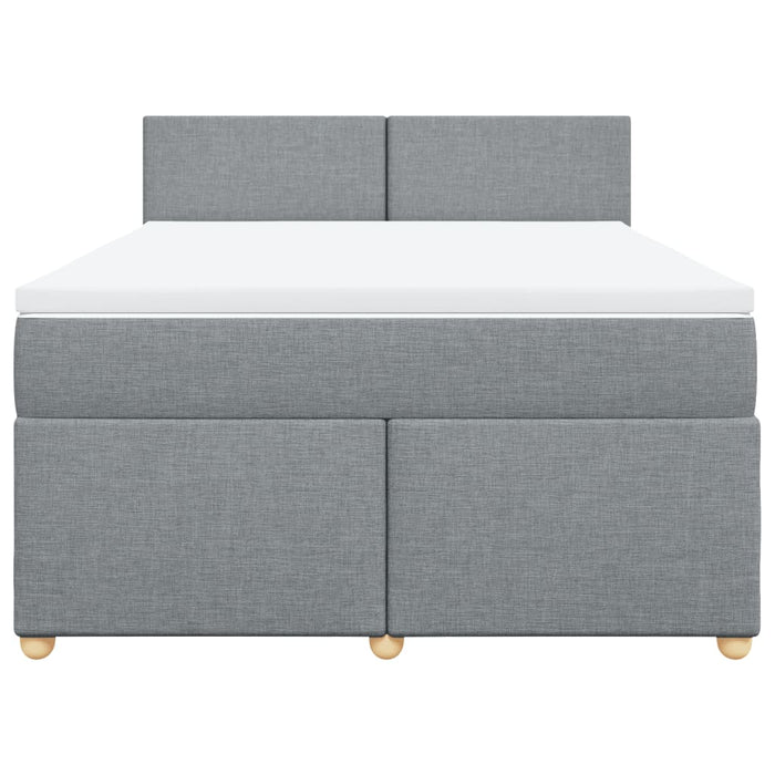 Pat continental, gri deschis, 140x200 cm, material textil - WALTI WALTI