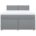 Pat continental, gri deschis, 140x200 cm, material textil - WALTI WALTI
