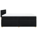 Pat box spring cu saltea, negru, 140x200 cm, textil - WALTI WALTI