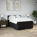 Pat box spring cu saltea, negru, 160x200 cm, textil - WALTI WALTI