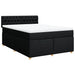 Pat box spring cu saltea, negru, 160x200 cm, textil - WALTI WALTI