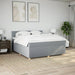 Pat continental, gri deschis, 180x200 cm, material textil - WALTI WALTI