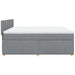 Pat continental, gri deschis, 180x200 cm, material textil - WALTI WALTI