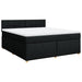 Pat box spring cu saltea, negru, 180x200 cm, catifea - WALTI WALTI