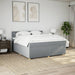 Pat continental, gri deschis, 180x200 cm, material textil - WALTI WALTI