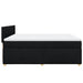 Pat box spring cu saltea, negru, 200x200 cm, textil - WALTI WALTI