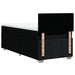 Pat box spring cu saltea, negru, 80x200 cm, textil - WALTI WALTI