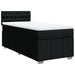Pat box spring cu saltea, negru, 80x200 cm, textil - WALTI WALTI