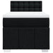 Pat box spring cu saltea, negru, 80x200 cm, textil - WALTI WALTI