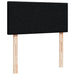 Pat box spring cu saltea, negru, 90x200 cm, textil - WALTI WALTI
