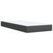 Pat box spring cu saltea, gri închis, 100x200 cm, textil - WALTI WALTI