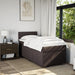 Pat box spring cu saltea, maro închis, 100x200 cm, textil - WALTI WALTI