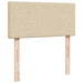 Pat box spring cu saltea, crem, 100x200 cm, textil - WALTI WALTI