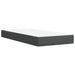 Pat box spring cu saltea, gri închis, 100x200 cm, textil - WALTI WALTI