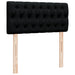 Pat box spring cu saltea, negru, 100x200 cm, textil - WALTI WALTI