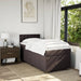Pat box spring cu saltea, maro închis, 100x200 cm, textil - WALTI WALTI