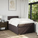Pat box spring cu saltea, maro închis, 120x190 cm, textil - WALTI WALTI