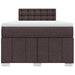 Pat box spring cu saltea, maro închis, 120x190 cm, textil - WALTI WALTI