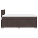 Pat box spring cu saltea, maro închis, 120x190 cm, textil - WALTI WALTI